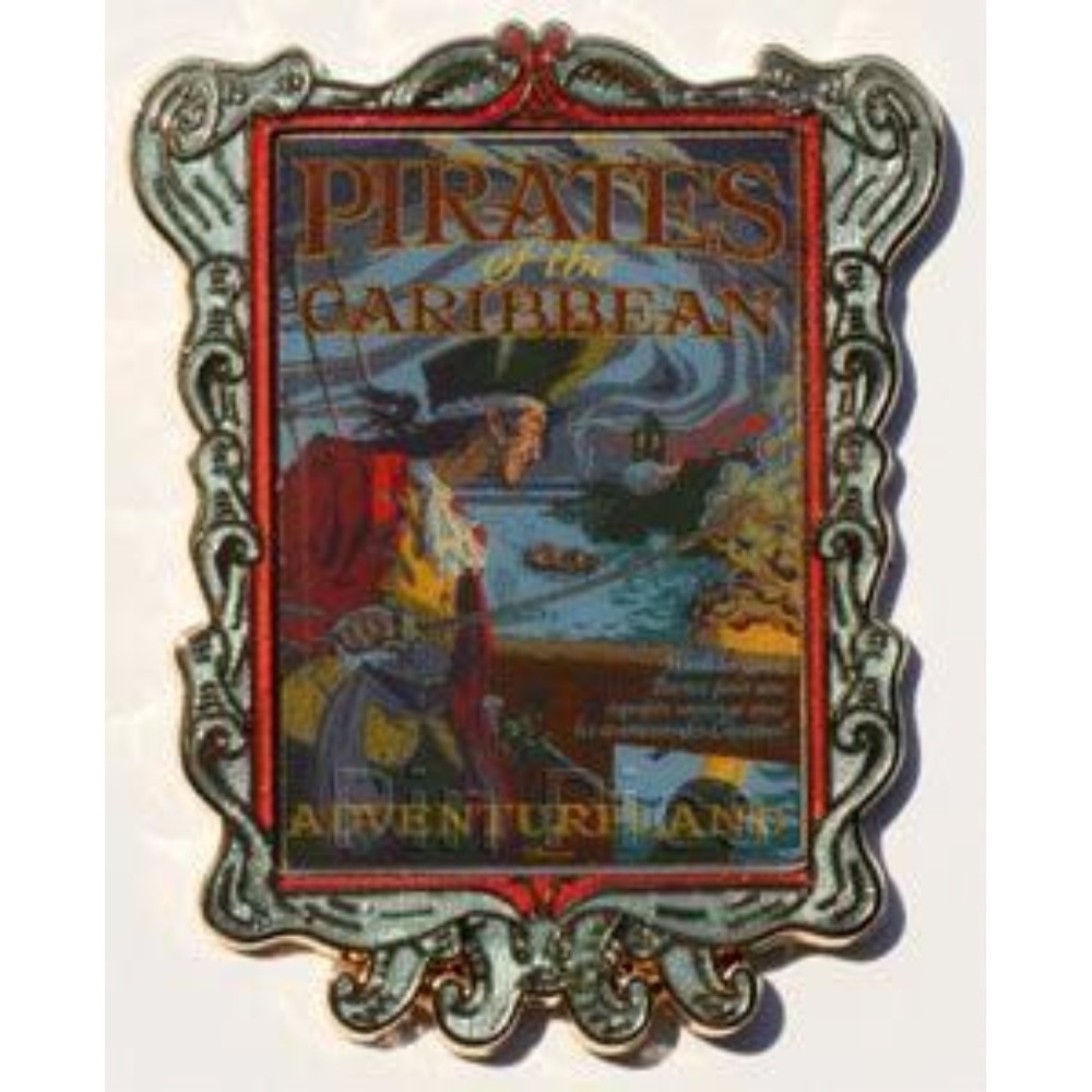 Disney Pin 56966 WDI Pirates of the Caribbean Poster Adventurelan Paris LE 300